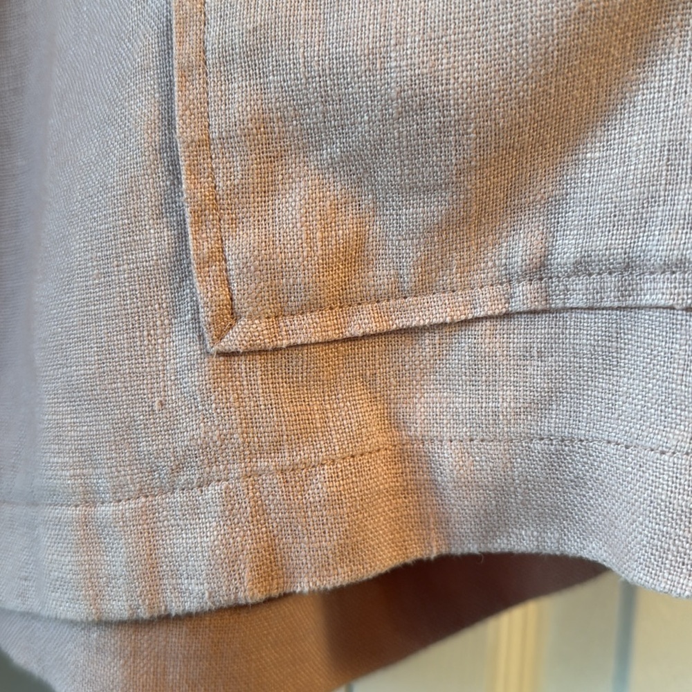 Eileen Fisher Organic Linen Shawl Collar Jacket Dusty Pink Rose Size S - Picture 10 of 15